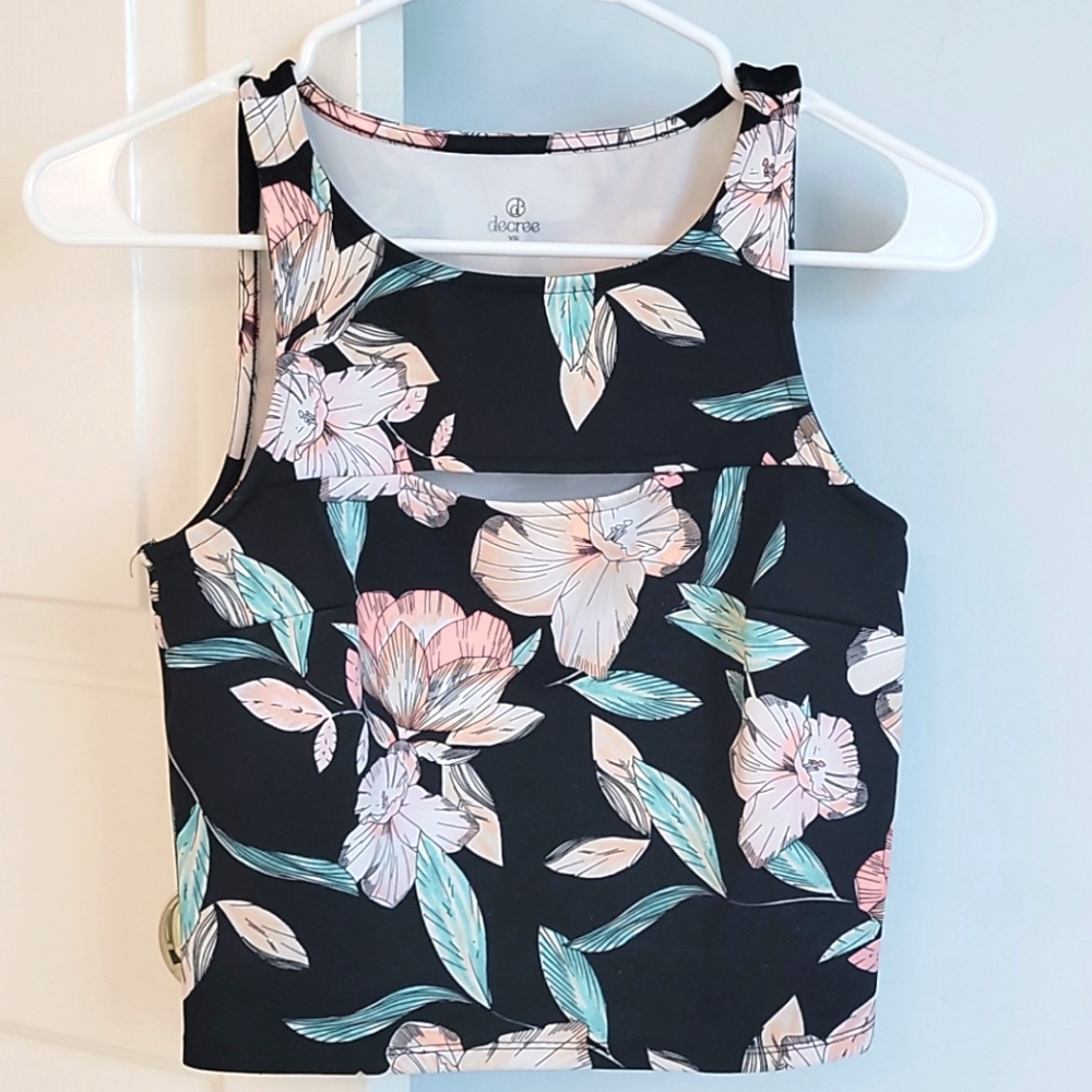 Decree, XS, black floral
